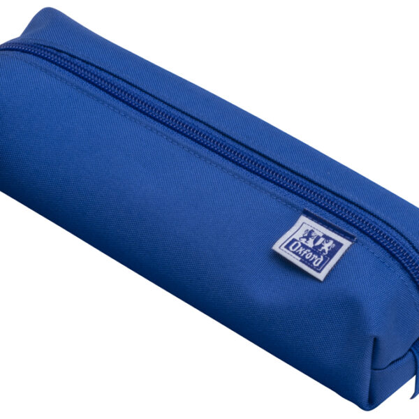 Oxford etui voor onderleggers, polyester, rechthoekig, klein, blauw
