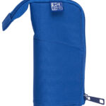 Oxford pennenetui 'Stand-Up', polyester, blauw