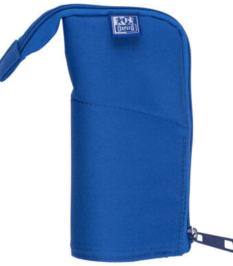 Oxford pennenetui 'Stand-Up', polyester, blauw