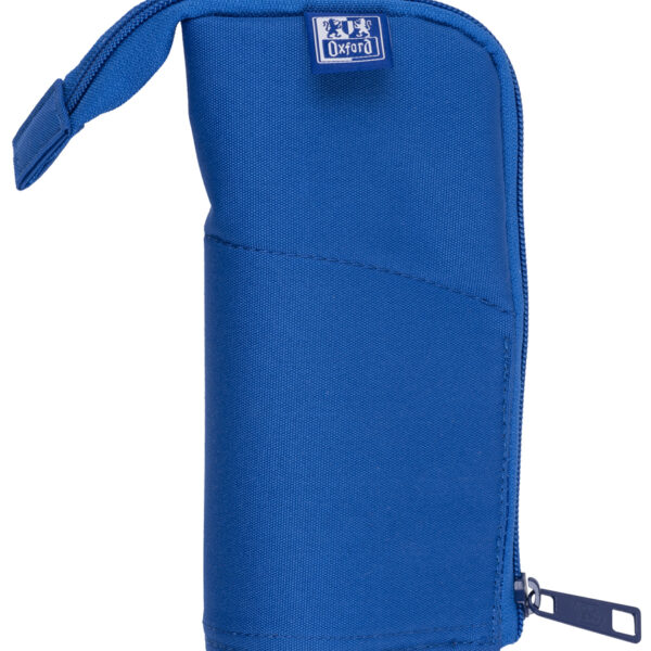 Oxford pennenetui 'Stand-Up', polyester, blauw