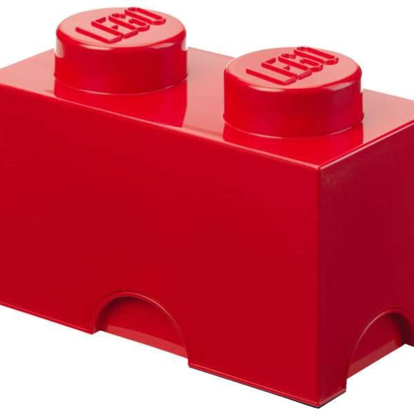 LEGO Opbergblok Storage Brick 2, 2,6 liter, rood