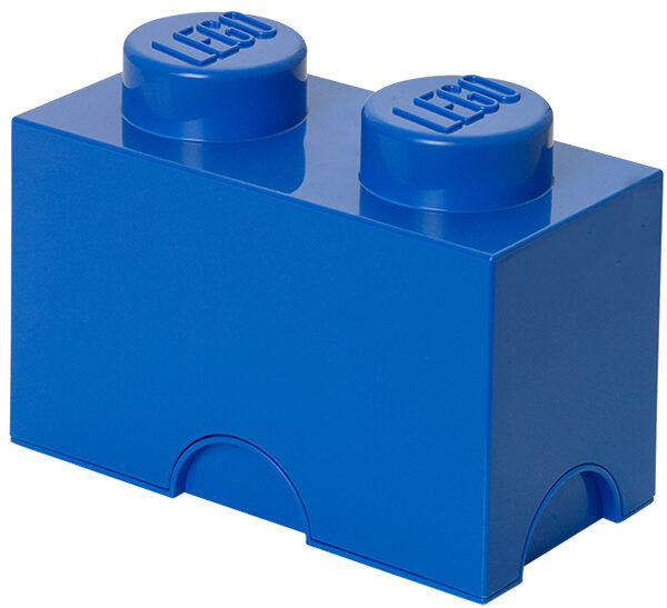 LEGO Opbergblok 2, 2,6 liter, blauw