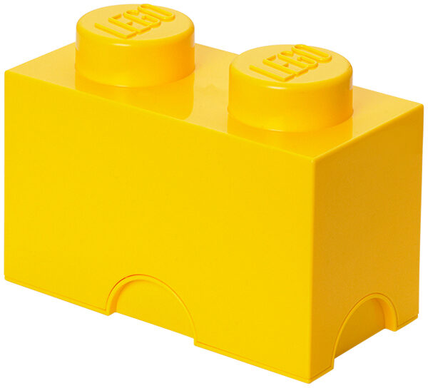 LEGO Storage Brick 2 opbergdoos 2,6 liter, geel
