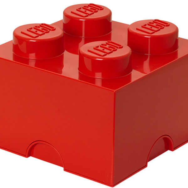 LEGO Opbergblok Storage Brick 4, 5,7 liter, rood