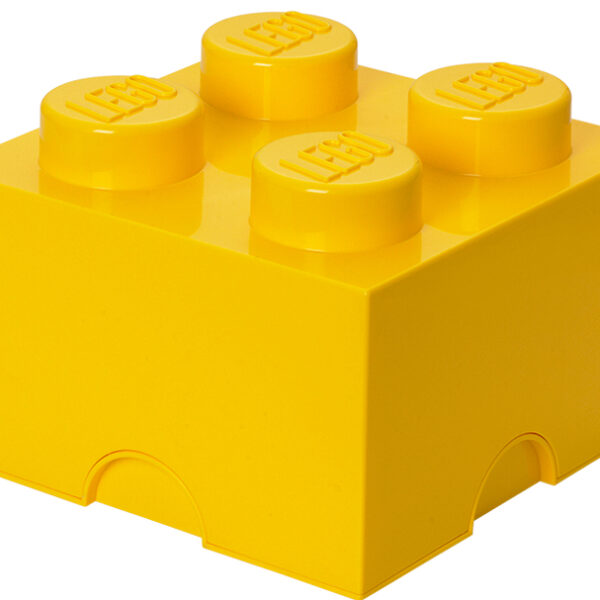 LEGO Opbergblok Storage Brick 4, 5,7 liter, geel