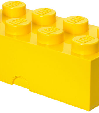 LEGO Opbergblok 8, 12 liter, geel