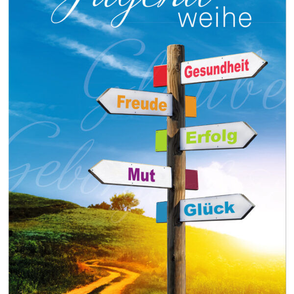 SUSY CARD Jeugdfeestkaart '5 Wegwijzers