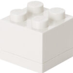 LEGO Snackbox Mini 4, 60 ml, wit