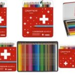 CARAN D'ACHE aquarelkleurpotloden SWISSCOLOR, 18 stuks in metalen etui