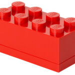 LEGO Snackbox Mini 8, 110 ml, rood