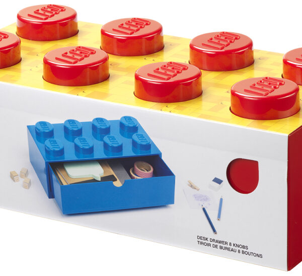 LEGO opberglade met 1 vak, rood