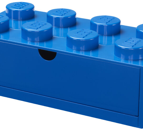 LEGO opbergdoos DESK DRAWER 8 met 1 lade, blauw
