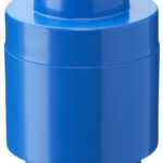 LEGO opbergbox ronde bouwsteen, 950 ml, blauw