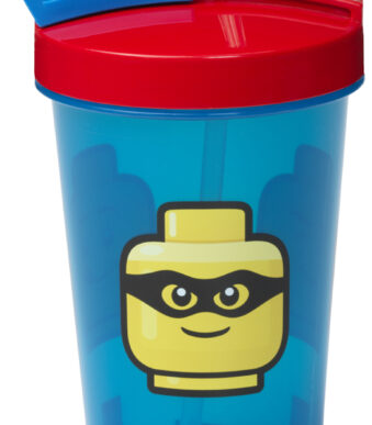 LEGO ICONIC drinkbeker met rietje, 0,5 liter