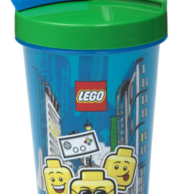 LEGO drinkbeker met rietje ICONIC BOY, 0,5 liter