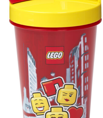 LEGO Drinkbeker met rietje ICONIC GIRL, 0,5 liter