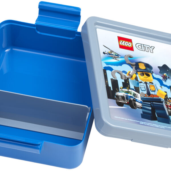 LEGO lunchbox City blauw