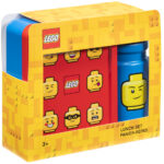 LEGO Drinkfles + Broodtrommel Lunchset Iconic, rood/blauw