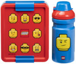 LEGO Drinkfles + Broodtrommel Lunchset Iconic, rood/blauw