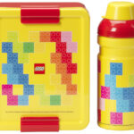LEGO Drinkfles + Broodtrommel Lunchset Blokpatroon