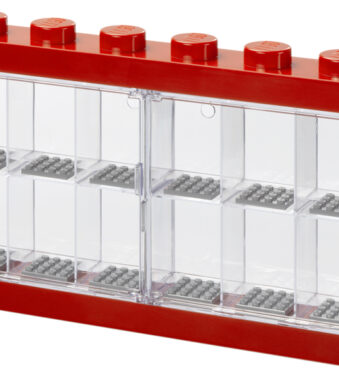 LEGO Minifiguren Vitrinekast DISPLAY CASE 16, rood