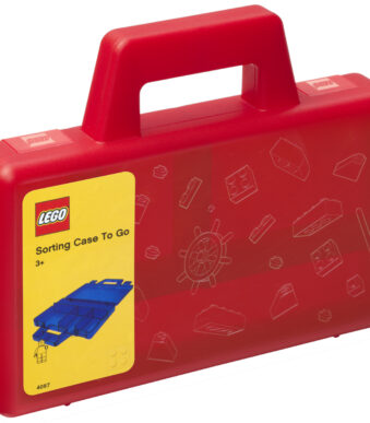 LEGO Sorteerdoos To Go, rood-transparant