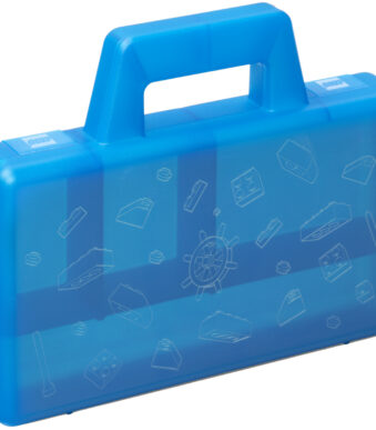 LEGO Sorteerkoffer to go, blauw-transparant
