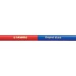 Stabilo Woord-Scheidingsstift Origineel, Zeshoekig, Rood/Blauw