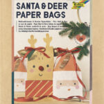 Folia knutselset cadeauzakjes 'Santa & Deer' voor Kerstmis
