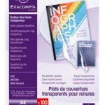 EXACOMPTA Omslag STANDARD, PVC, A4, transparant
