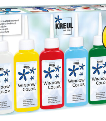 KREUL Window Color actieset, 6 x 80 ml