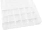 folia Sorteerbox, van PP, 17 vakken, transparant