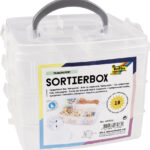 folia Sorteerbox, 3 niveaus, van PP, transparant