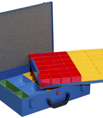 allit Metalen koffer voor kleine onderdelen EuroPlus Pro M 44/2L-59, blauw