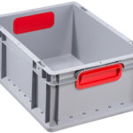 allit Transportbox ProfiPlus EuroBox 417, grijs/rood