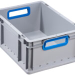 allit ProfiPlus EuroBox 417 transportkoffer, grijs/blauw