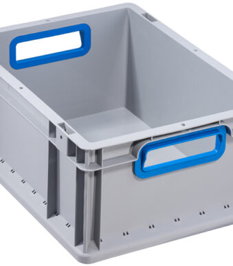 allit ProfiPlus EuroBox 417 transportkoffer, grijs/blauw