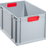 Allit transportbox ProfiPlus EuroBox 632, grijs/rood