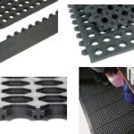 Yogamat vierkant 90 x 90 cm met antislip