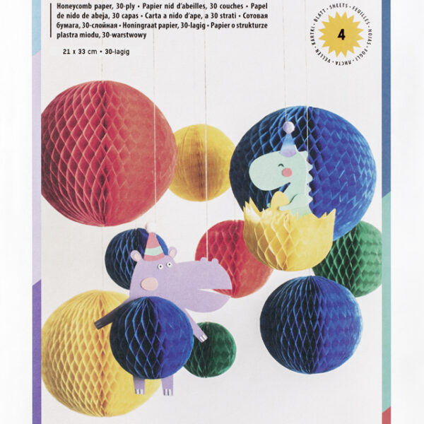 folia Honingraatpapier BASIC, 30-laags, 210 x 330 mm, vochtbestendig