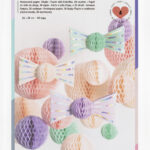 folia Honingraatpapier PASTEL, 30-laags, 210 x 330 mm, waterbestendig