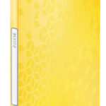 Leitz WOW showalbum A4, polypropyleen, 20 tassen, geel