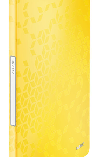 Leitz WOW showalbum A4, polypropyleen, 20 tassen, geel