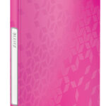 LEITZ Showalbum WOW, A4, polypropyleen, met 20 hoezen, roze