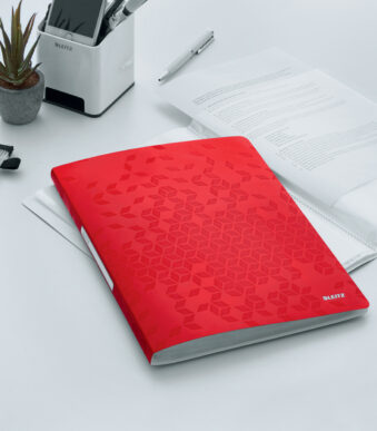 LEITZ Showalbum WOW, A4, PP, 20 hoezen, rood