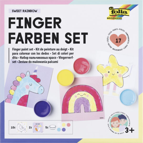 folia Vingerverf Set 'SWEET RAINBOW