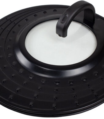 Linden Berg spatdeksel, rond, 315 mm, antraciet