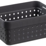 NHG Stapelmandje Seoul Organizer L zwart