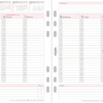 CHRONOPLAN Weekplanner 2026, 1 week/2 pagina's, A5, kolommen