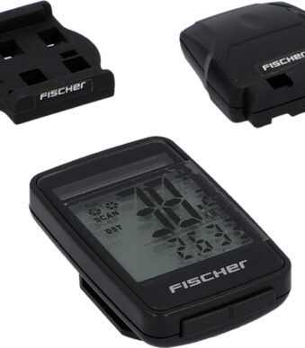 FISCHER draadloze fietscomputer Solar FitPlus met 27 functies